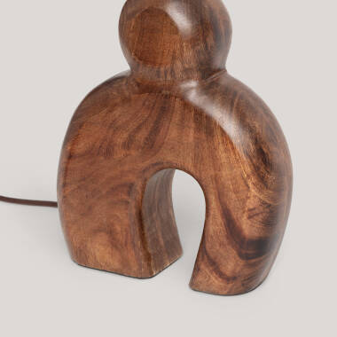 Imagen de Lámpara de Mesa Madera Hunar II ILUZZIA