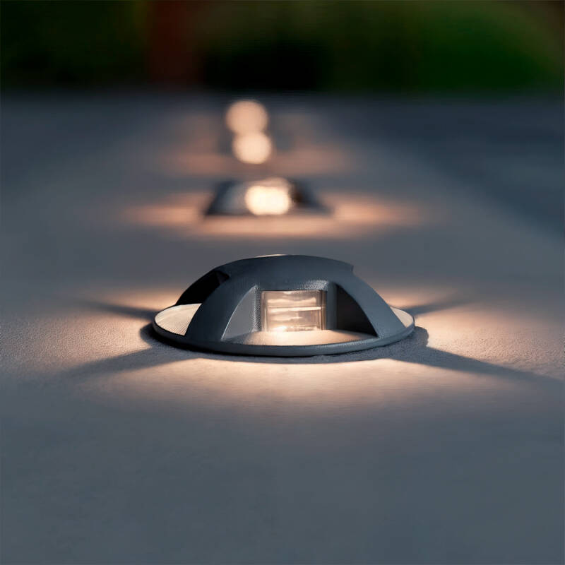 Imagen de Baliza Exterior LED 1W Empotrable Suelo Letso 4L Gris