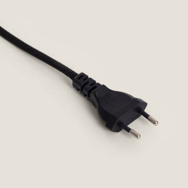 Imagen de Lámpara de Mesa Metal y Tela con Puerto USB e Interruptor Táctil Malena