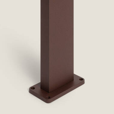 Imagen de Baliza Exterior Solar LED Superficie Pie 80cm Aluminio Denny