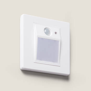 Baliza de Pared LED Empotrable con Sensor PIR y Crepuscular Rupit