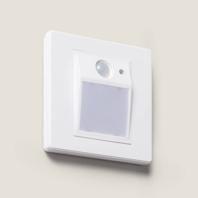 Imagen de Baliza de Pared LED Empotrable con Sensor PIR y Crepuscular Rupit