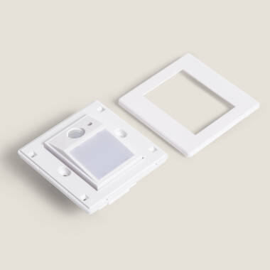 Imagen de Baliza de Pared LED Empotrable con Sensor PIR y Crepuscular Olite para Caja Universal