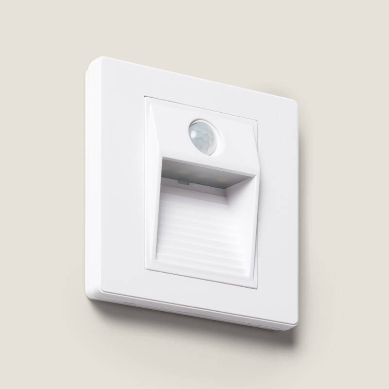 Imagen de Baliza de Pared LED Empotrable con Sensor PIR Pruit