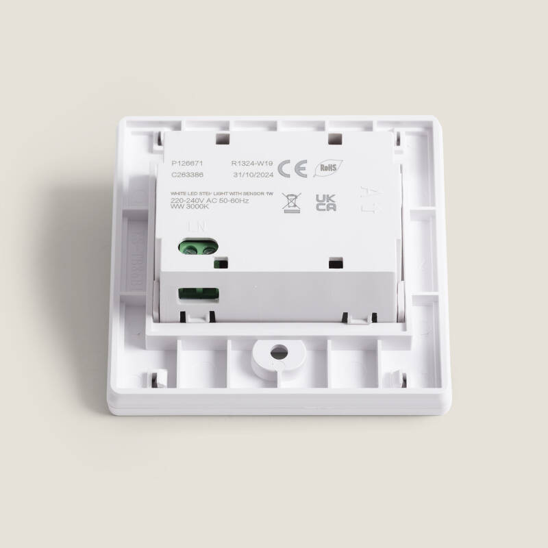 Imagen de Baliza de Pared LED Empotrable con Sensor PIR Pruit