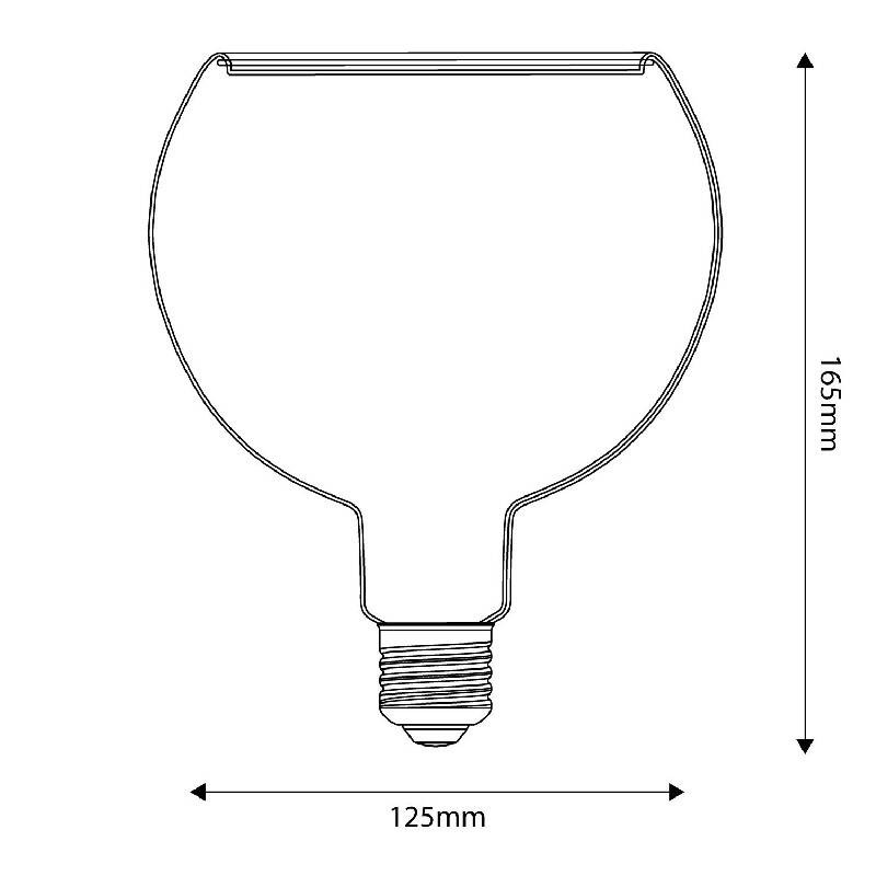 Imagen de Bombilla Filamento LED E27 4,5W 300 lm Creative-Cables BB-G05