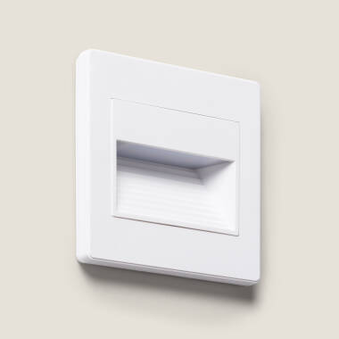 Baliza de Parede LED Encastrável Quadrado Olite