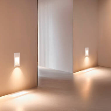 Imagen de Baliza Exterior LED 5W Empotrable Pared Blanco Goethe