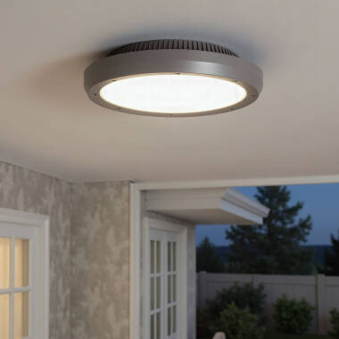 Plafón Circular para Exterior Ø300 mm IP65 Curio Gris