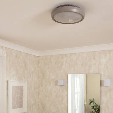 Imagen de Plafón Circular para Exterior Ø300 mm IP65 Curio Gris