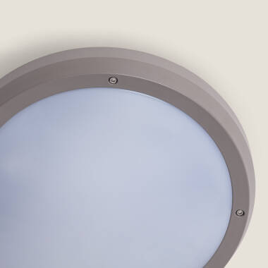 Imagen de Plafón Circular para Exterior Ø300 mm IP65 Curio Gris
