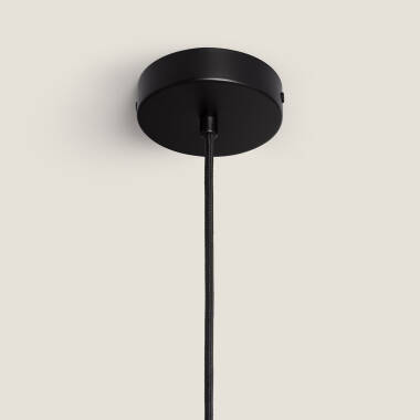 Imagem de Candeeiro Suspenso Metal e Madeira Arbat 
