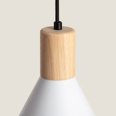 Imagen de Lámpara Colgante Aluminio y Madera Arbat