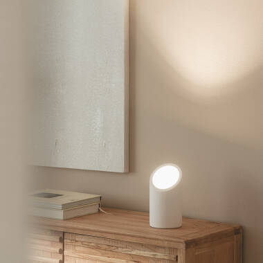 Imagen de Lámpara de Mesa Yeso Rise Uplighter