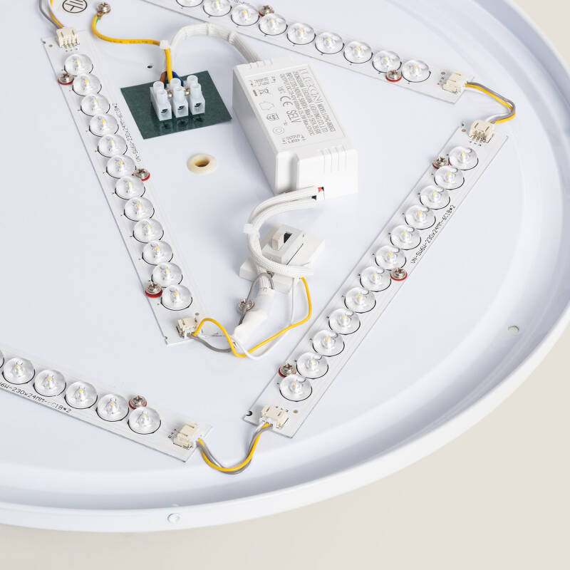 Imagen de Plafón LED 24W Circular Metal Ø500 mm CCT Seleccionable Bari