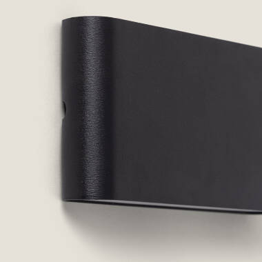 Imagen de Aplique de Pared Exterior LED 12W Aluminio Rectangular Iluminación Doble Cara Luming Negro