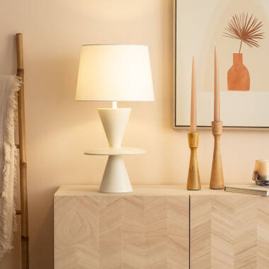Imagen de Lámpara de Mesa Resina Wismar