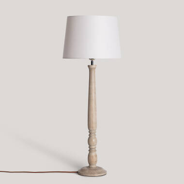 Lámpara de Mesa Madera Daksh ILUZZIA