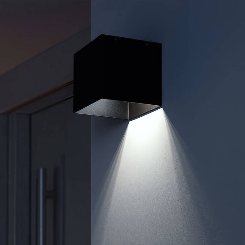 Aplique de Pared Exterior Solar LED 2W con Detector de Movimiento Radar Rabat