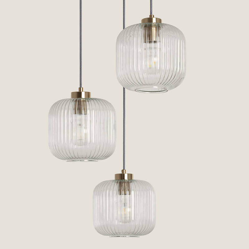 Imagen de Lámpara Colgante Cristal Tri Wilde