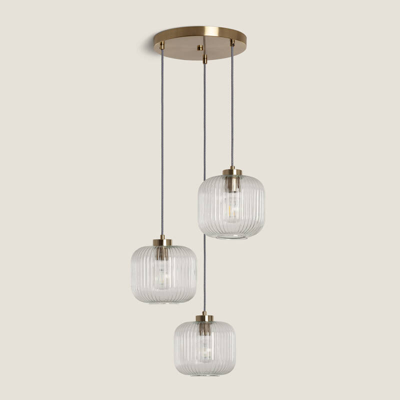Imagen de Lámpara Colgante Cristal Tri Wilde