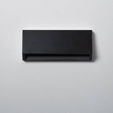 Imagem de Baliza Exterior LED 3W Superfície Parede Retangular Antracita Valeta