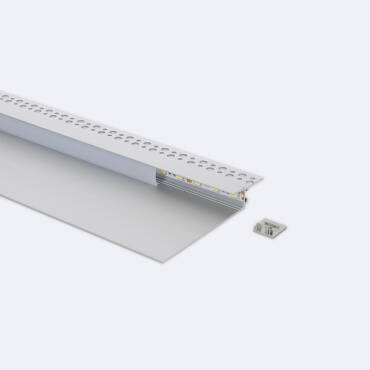 Perfil de Alumínio Integraçõ em Gesso/Pladur para Fitas LED até 12 mm
