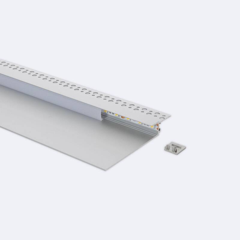Imagen de Perfil de Aluminio Integración en Escayola/Pladur para Tiras LED hasta 12 mm