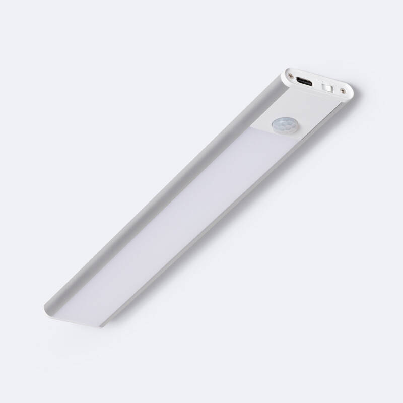Imagen de Barra LED 25cm con Sensor de Movimiento y Bateria Recargable USB C