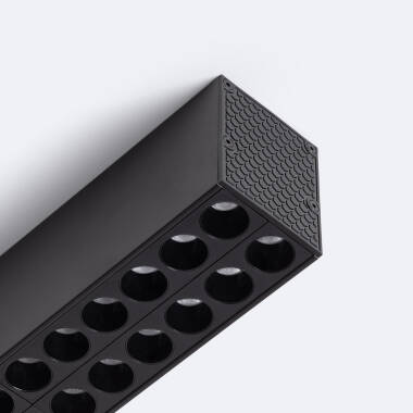 Foco Linear Ótico LED de Superfície 300mm 24W CRI90 UGR16