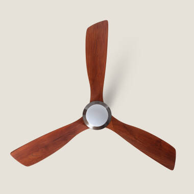 Imagem de Ventoinha de Teto Silenciosa Forest Marrom 132cm Motor DC