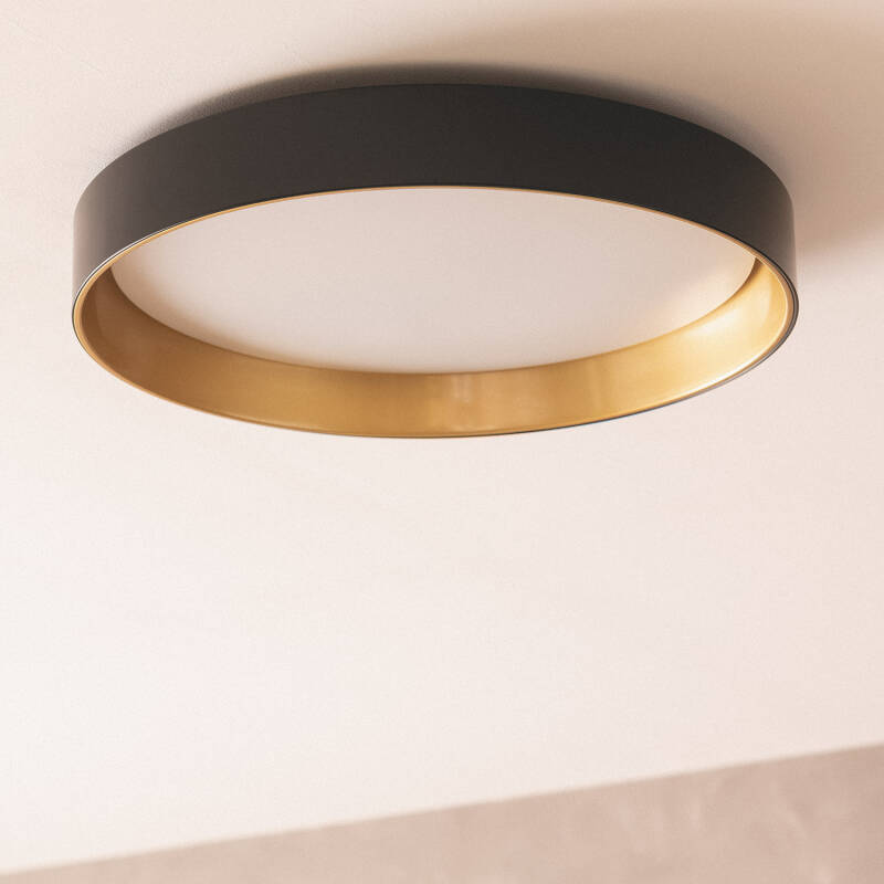 Plafon LED 30W Circular Metal Ø550 mm CCT Seleccionável Big Broadwey