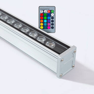 Barra Linear WALL WASHER LED RGB 36W IP65 1000mm