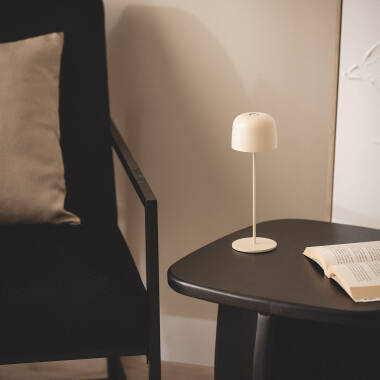 Imagen de Lámpara de Mesa LED Portátil para Exterior Aluminio con Batería Recargable Wink