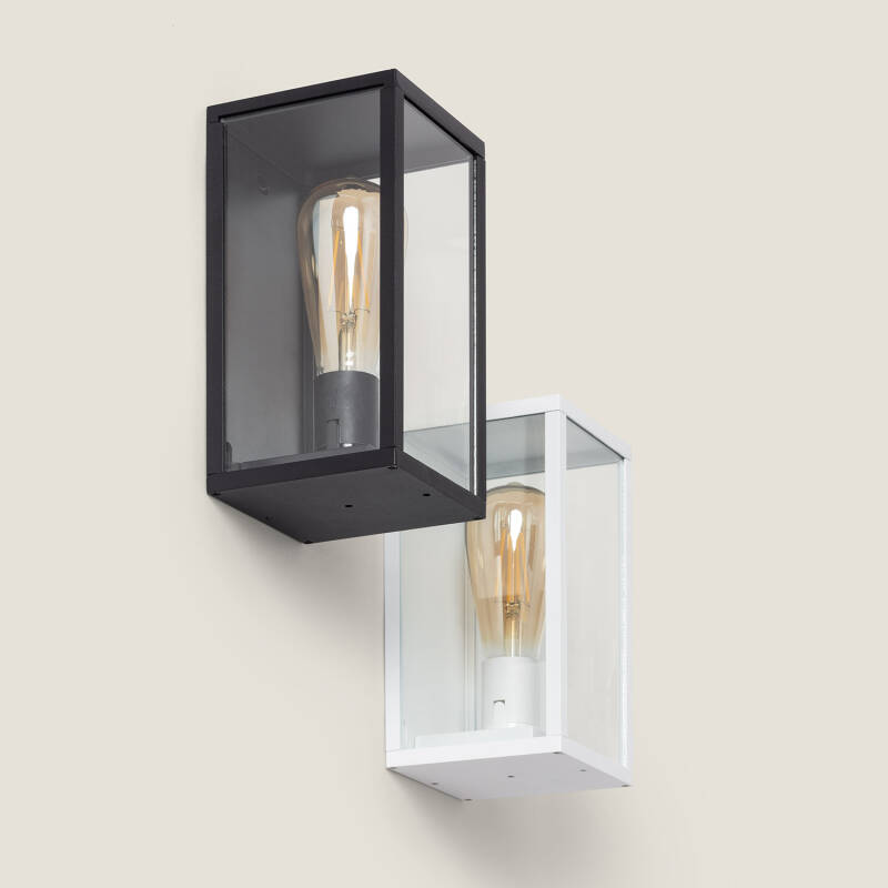 Imagen de Aplique de Pared Exterior Aluminio y Cristal Atrium