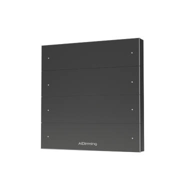 Panel de Escenas DALI con 8 Botones Táctiles en Aluminio