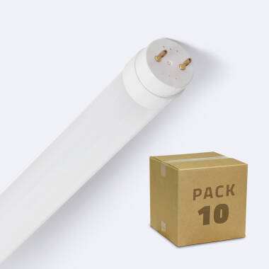 Tubo LED T8 G13 150 cm Vidro Conexão Uni-Lateral 22W 120lm/W (Pack 10 un)