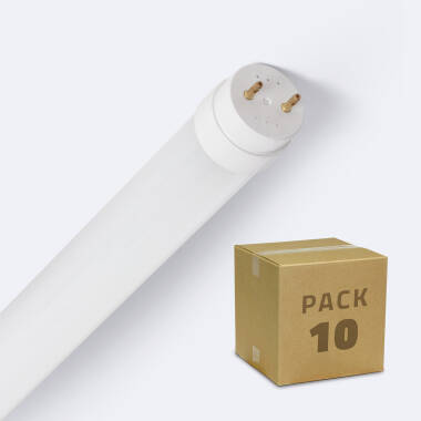Tubo LED T8 Cristal 60cm Conexão uni-Lateral 9W 160lm/W (Pack 10 un)