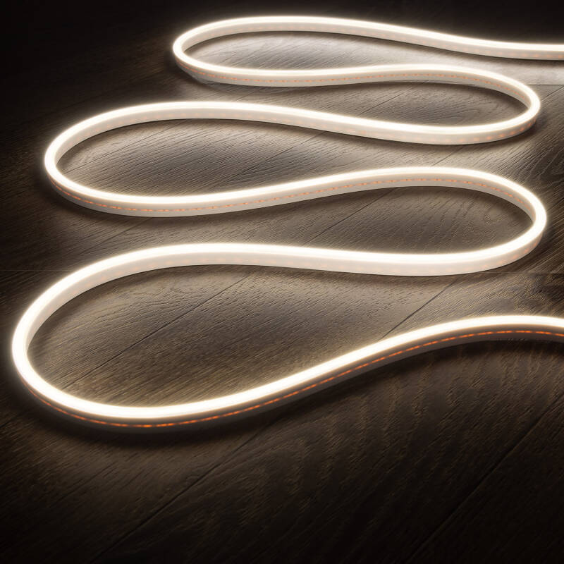 Imagem de Rolo 100m Fita Neón LED 12V 110 LED/m Branco Neutro Largura 12mm Freecut para Letreiros