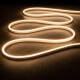 Imagem de Bobina Neón LED 12V 100 LED/m 100m Blanco Cálido Semicircular Flat Ancho 6mm Freecut