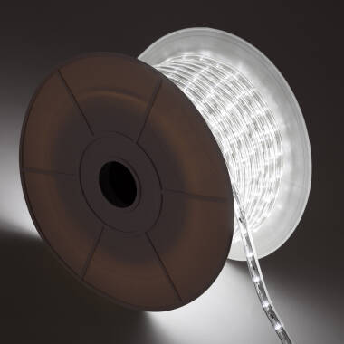 Mangueira LED Redonda 220V 36 LED/m Rolo 50m Corte 100cm IP65