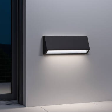 Baliza Exterior LED 3W Superfície Parede Retangular Antracita Tunez