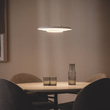 Imagem de Plafón LED LED 26W Metal Ø400 mm CCT Selecionável Zaysan