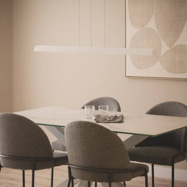 Imagem de Candeeiro Suspenso LED 24W Gesso CCT Seleccionável Kirnber