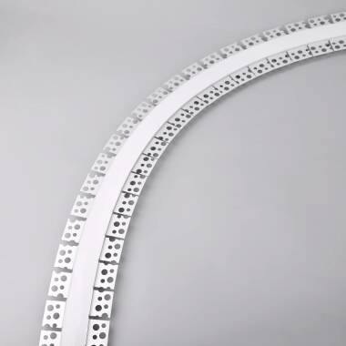 Perfil de Aluminio Flexible Integración en Escayola/Pladur para Tiras LED hasta 10 mm
