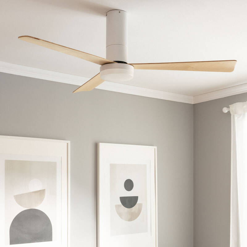 Imagem de Ventoinha de Teto LED Kurto Branco 122cm Motor DC