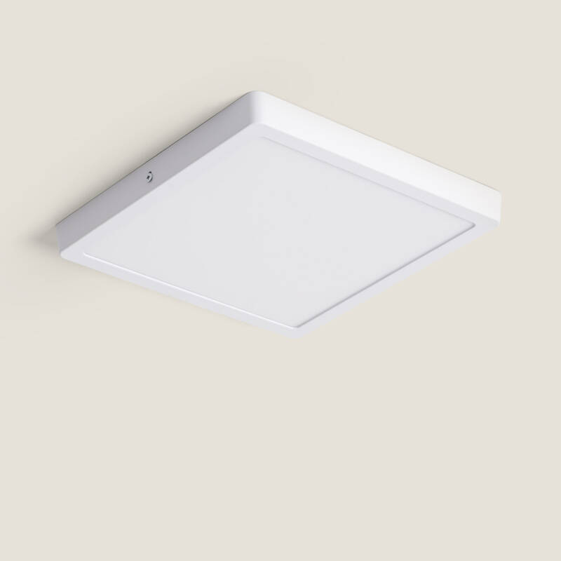 Imagem de Plafon LED 24W Quadrado Alumínio 280x280 mm Slim CCT Selecionável Galán SwitchDimm