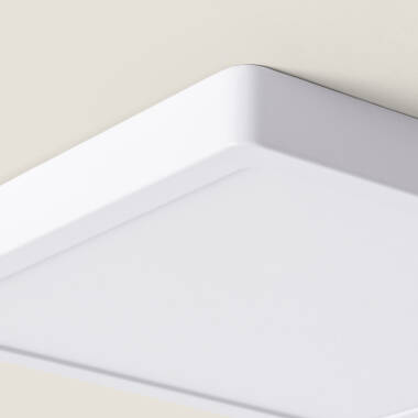Imagem de Plafon LED 24W Quadrado Alumínio 280x280 mm Slim CCT Selecionável Galán SwitchDimm