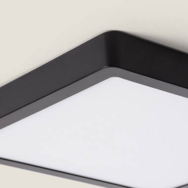 Imagem de Plafon LED 24W Quadrado Alumínio 280x280 mm Slim CCT Selecionável Galán SwitchDimm