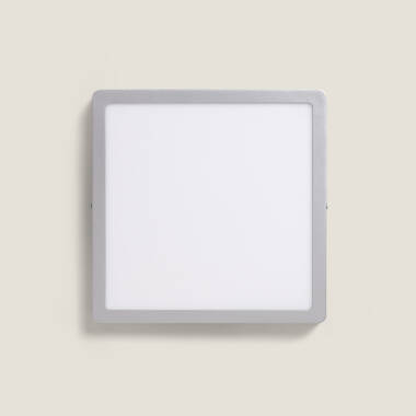 Imagen de Plafón LED 24W Cuadrado Aluminio 280x280 mm Slim CCT Seleccionable Galán SwitchDimm